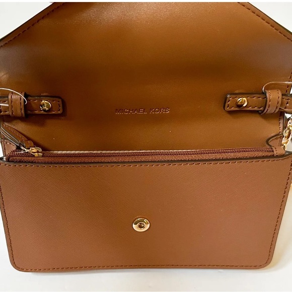 MICHAEL KORS JET SET TRAVEL FLAP POCKET ENVELOPE CROSSBODY BAG - Picture 7 of 10